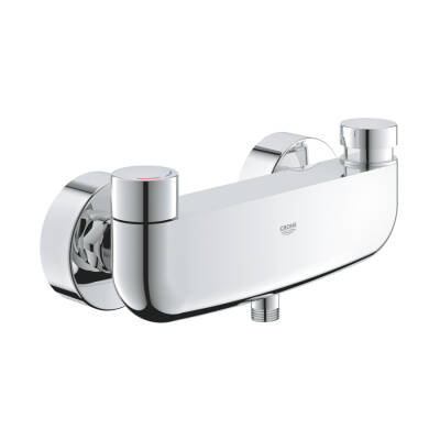 Grohe Eurosmart Cosmopolitan T Zaman Ayarlı Duş Bataryası 12, Kelebek Ve Ayarlanabilir Sıcaklık Sınırlayıcı İle - 36320000 - 1