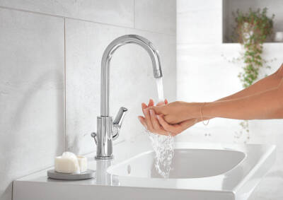 Grohe Eurosmart Tek Kumandalı Lavabo Bataryası 12L-Boyut - 23537002 - 4