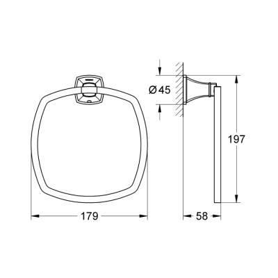 Grohe Grandera Halka Havluluk - 40630EN0 - 2