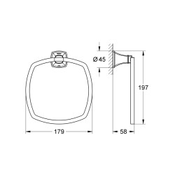 Grohe Grandera Halka Havluluk - 40630Ig0 - 2