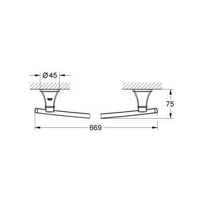 Grohe Grandera Havluluk - 40629000 - 2