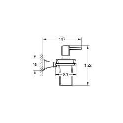 Grohe Grandera Seramik Sıvı Sabunluk Ve Tutacağı - 40627000 - 2