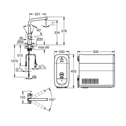 Grohe Grohe Blue Home L - Tipi Başlangıç Kiti - 31454DL1 - 2