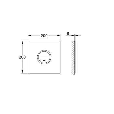 Grohe Grohe Ondus Digitecture Light Kumanda Paneli - 38915Ls0 - 2