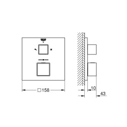 Grohe Grohtherm Cube - 24154Al0 - 2