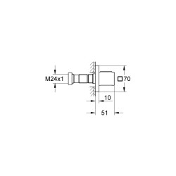 Grohe Grohtherm F Tek Noktadan Akış Kontrollü Kumanda - 27623000 - 2