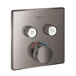 Grohe Grohtherm Smartcontrol Çift Valfli Akış Kontrollü, Ankastre Termostatik Duş Bataryası - 29124A00 - 1