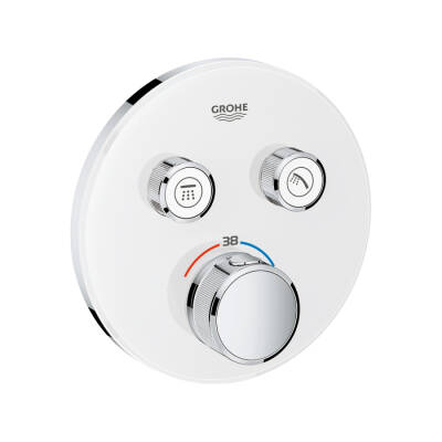 Grohe Grohtherm Smartcontrol Çift Valfli Akış Kontrollü, Ankastre Termostatik Duş Bataryası - 29151Ls0 - 1