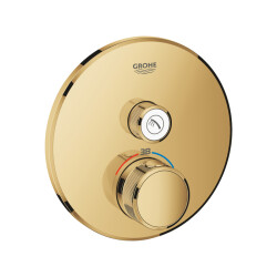 Grohe Grohtherm Smartcontrol Tek Valfli Akış Kontrollü, Ankastre Termostatik Duş Bataryası - 29118Gl0 - 1