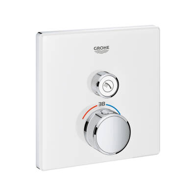 Grohe Grohtherm Smartcontrol Tek Valfli Akış Kontrollü, Ankastre Termostatik Duş Bataryası - 29153Ls0 - 1