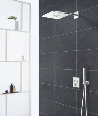 Grohe Grohtherm Smartcontrol Üç Valfli Akış Kontrollü, Ankastre Termostatik Duş Bataryası - 29157Ls0 - 4