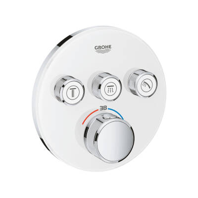 Grohe Grohtherm Smartcontrol Üç Valfli Akış Kontrollü, Ankastre Termostatik Duş Bataryası - 29904Ls0 - 1