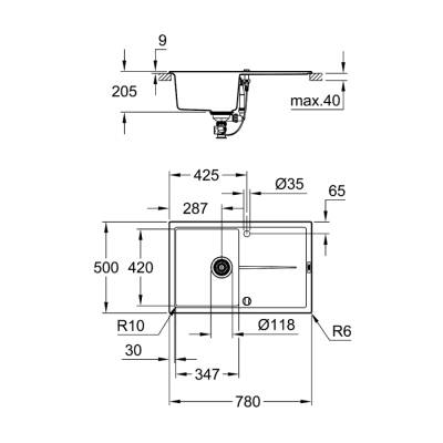 Grohe K400 - 31639Ap0 - 2