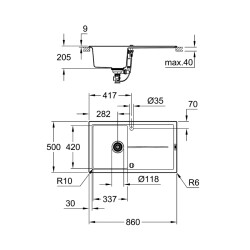 Grohe K400 - 31640Ap0 - 2