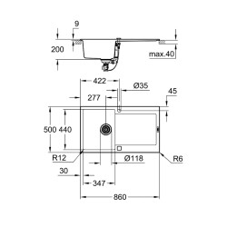 Grohe K500 - 31644Ap0 - 2