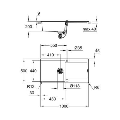 Grohe K500 - 31645Ap0 - 2