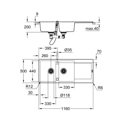 Grohe K500 - 31647Ap0 - 2