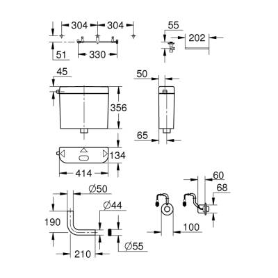 Grohe Klozet İçin Rezervuar - 37748Sh0 - 2