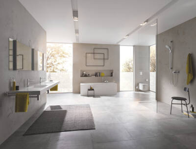 Grohe Lineare Tek Kumandalı Banyo Bataryası - 33850001 - 3