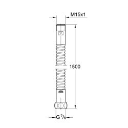 Grohe Metal Hortum - 28112000 - 2