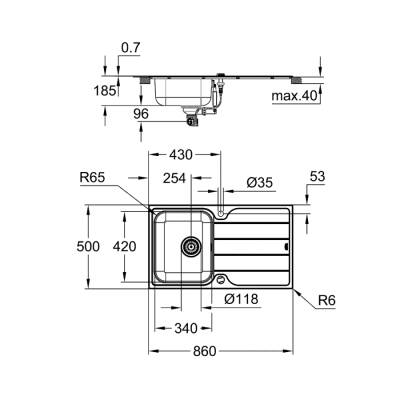 Grohe Minta Eviye Ve Batarya Seti - 31573Sd1 - 2