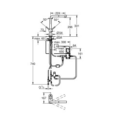 Grohe Minta Touch Elektronik Tek Kumandalı Eviye Bataryası - 31360001 - 2