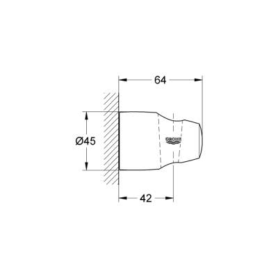 Grohe Movario El Duşu Askısı - 28403000 - 2