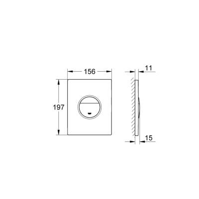 Grohe Nova Cosmopolitan Kumanda Paneli - 38765000 - 2