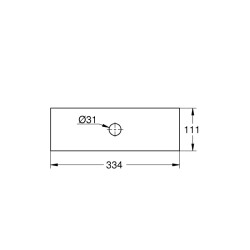 Grohe Rainshower Aqua 1 Hole - 26784000 - 2