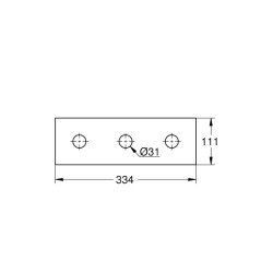 Grohe Rainshower Aqua 3 Holes - 26786000 - 2