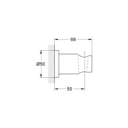 Grohe Rainshower El Duşu Askısı - 27074A00 - 2