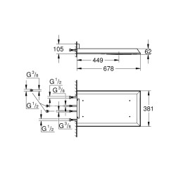 Grohe Rainshower F-Series 15 Tepe Duşu Seti 3 Akışlı - 27938001 - 2