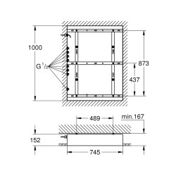 Grohe Rainshower F-Series 40 İç Montaj Gövdesi - 26376001 - 2