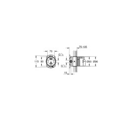 Grohe Rainshower Universal Giriş Kutusu, 12 - 26483000 - 2