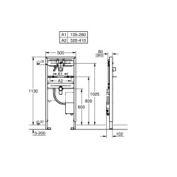 Grohe Rapid Sl Ankastre Fotoselli Lavabo Bataryası İçin İç Gövde - 38748002 - 2