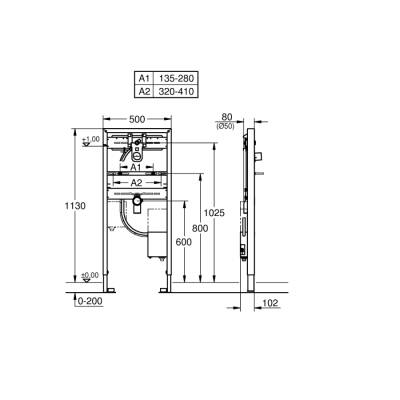 Grohe Rapid Sl Ankastre Fotoselli Lavabo Bataryası İçin İç Gövde - 38748002 - 2