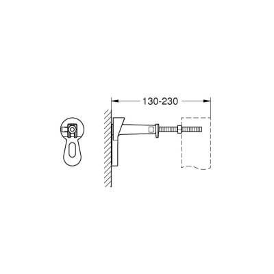 Grohe Rapid Sl Duvar Montaj Askısı - 3855800M - 2