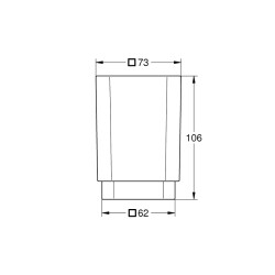 Grohe Selection Cube Fırçalık - 40783000 - 2