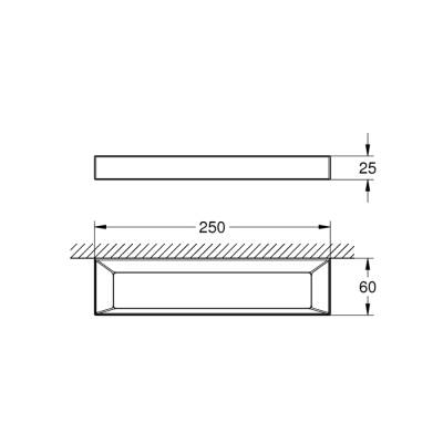 Grohe Selection Cube Halka Havluluk - 40766000 - 2