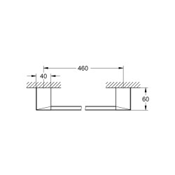 Grohe Selection Cube Havluluk - 40767000 - 2