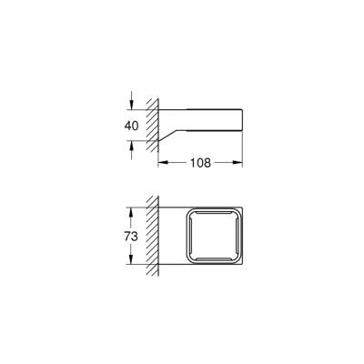 Grohe Selection Cube Sabunluk Tutacağı - 40865000 - 2