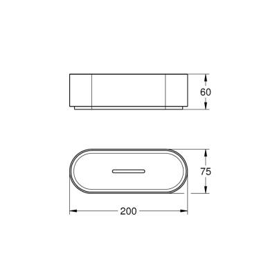 Grohe Selection Duş Rafı, Tutacak Hariç - 41037000 - 2