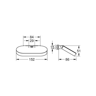 Grohe Selection Tuvalet Kağıtlığı - 41069Al0 - 2