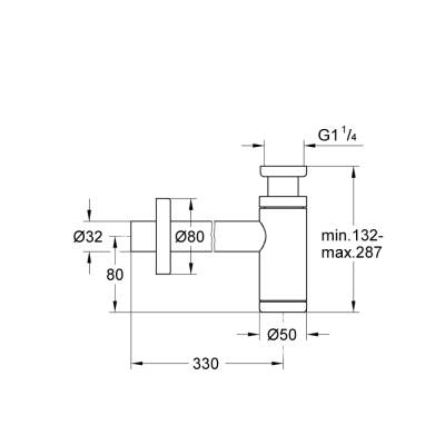 Grohe Sifon 1 14 - 28912000 - 2