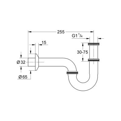 Grohe Sifon 1 14 - 28947000 - 2