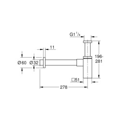 Grohe Sifon - 40564000 - 2