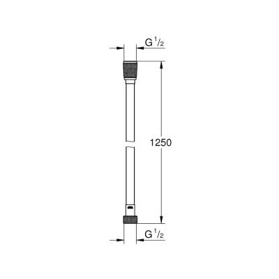 Grohe Silverflex Longlife Twistfree Duş Hortumu 1250 - 26335000 - 2