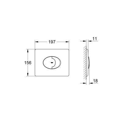 Grohe Skate Air Kumanda Paneli - 38506P00 - 2