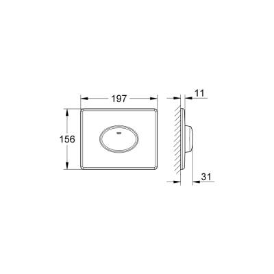 Grohe Skate Air Kumanda Paneli - 38565Sh0 - 2