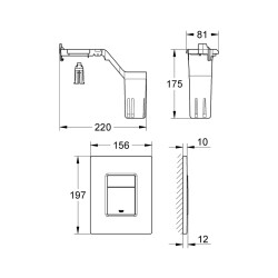 Grohe Skate Cosmopolitan Set Fresh Kumanda Paneli - 38805000 - 2